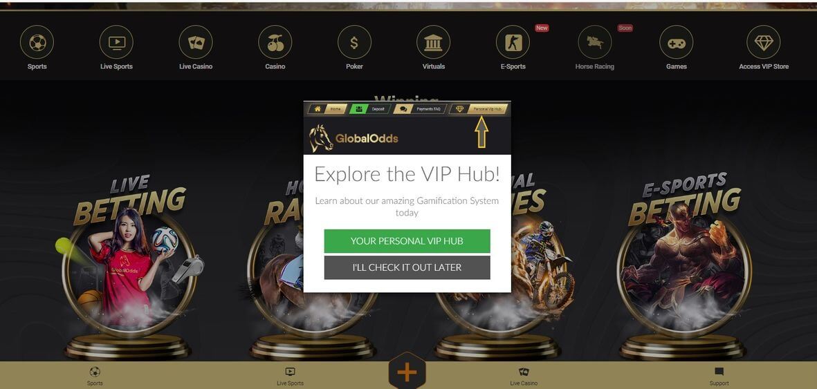 globalodds vip hub